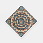 Kaleidoskop Quilt Muster Serviette (Ecke)