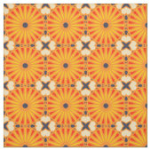 Kaleidoskop Radmuster P Dunkelblau, gelb Stoff (Muster)