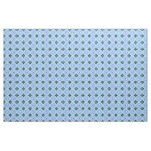 Kaleidoskop Radmuster P Weiße blaue Marine Stoff (Yard (91,4 cm))