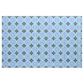 Kaleidoskop Radmuster P Weiße blaue Marine Stoff (Fat Quarter (45,7 x 55,9 cm))
