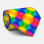 Kaleidoskop Rainbow Krawatte (Gerollt)