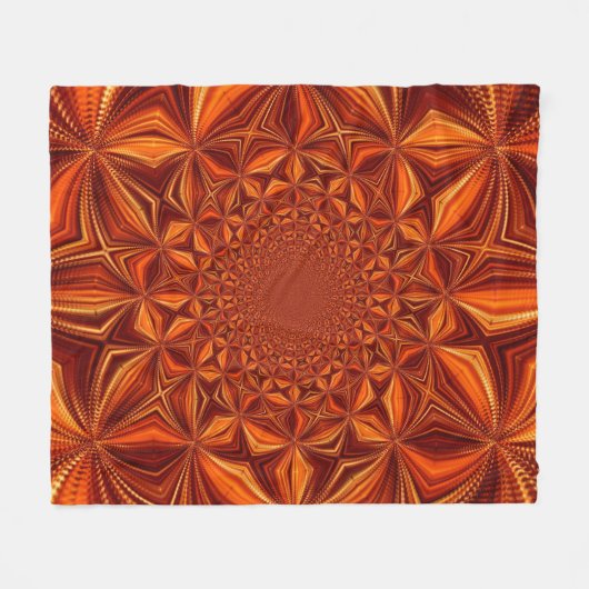 Kaleidoskop Red Digital Paper-28503 Fleecedecke (Vorderseite (Horizontal))