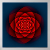 Kaleidoskop-ROSE Poster (Vorne)