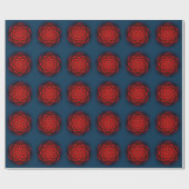 Kaleidoskop ROSE rot + Ihre Idee Geschenkpapier (Flach)