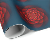 Kaleidoskop ROSE rot + Ihre Idee Geschenkpapier (Rolleneckpunkt)
