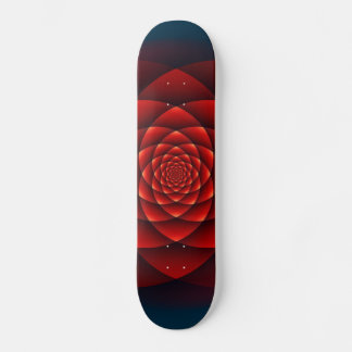 Kaleidoskop ROSE rot + Ihre Idee Skateboard