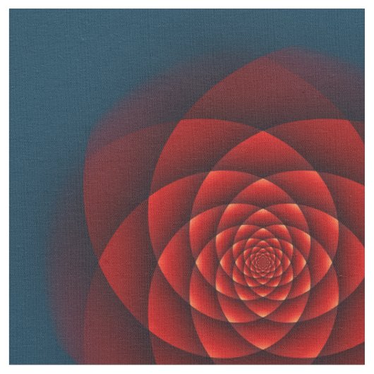 Kaleidoskop ROSE rot + Ihre Idee Stoff (Nahaufnahme)
