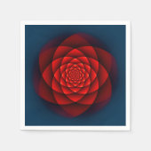 Kaleidoskop-ROSE Serviette (Vorderseite)