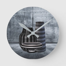 Kaleidoskop Runde Wanduhr