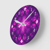 Kaleidoskop Runde Wanduhr (Winkel)