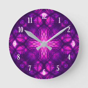 Kaleidoskop Runde Wanduhr