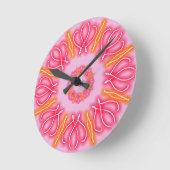 Kaleidoskop Runde Wanduhr (Winkel)