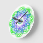 Kaleidoskop Runde Wanduhr (Winkel)