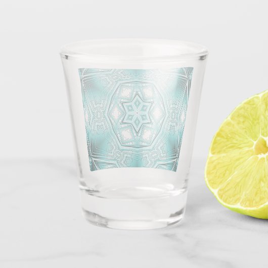 Kaleidoskop Schnapsglas (Rückseite)