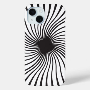 Kaleidoskop Schwarz-Weiß-Design Case-Mate iPhone Hülle