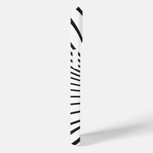 Kaleidoskop Schwarz-Weiß-Design Case-Mate iPhone Hülle (Rückseite / Rechts)