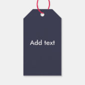 Kaleidoskop, Schwarz, Weiß und Rot Geschenkanhänger (Rückseite)