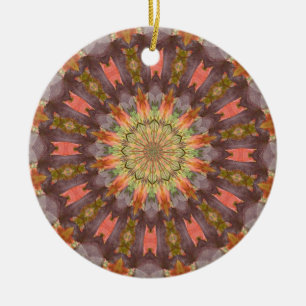 Kaleidoskop-Serie - Herbstleaves Keramikornament