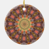 Kaleidoskop-Serie - Herbstleaves Keramikornament (Hinten)