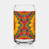 Kaleidoskop Sonnenblume Dosenglas (Rechts)