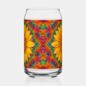 Kaleidoskop Sonnenblume Dosenglas (Links)