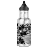 Kaleidoskop Star Gray Trinkflasche (Rechts)