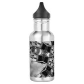 Kaleidoskop Star Gray Trinkflasche (Links)