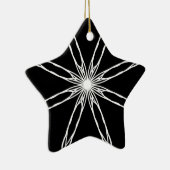 Kaleidoskop Star Keramik Ornament (Rechts)