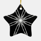Kaleidoskop Star Keramik Ornament (Hinten)
