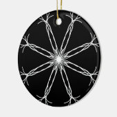 Kaleidoskop Star Keramik Ornament (Links)