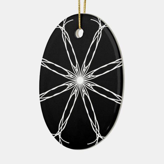 Kaleidoskop Star Keramik Ornament (Links)