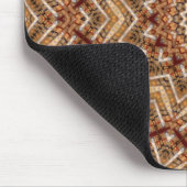 Kaleidoskop-Stern-Mandala-Bernstein-Muster Mousepad (Ecke)