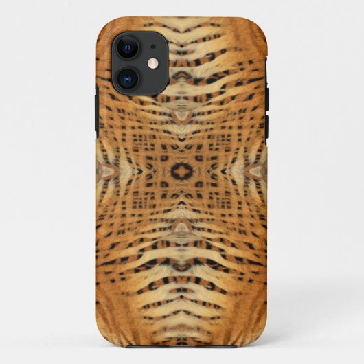 Kaleidoskop Tiger Fur Muster Case-Mate iPhone Hülle (Rückseite)