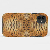Kaleidoskop Tiger Fur Muster Case-Mate iPhone Hülle (Rückseite (Horizontal))