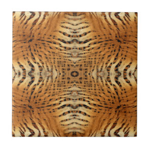 Kaleidoskop Tiger Fur Muster Fliese