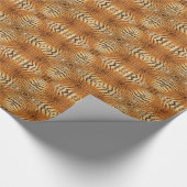Kaleidoskop Tiger Fur Muster Geschenkpapier (Ecke)