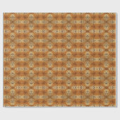 Kaleidoskop Tiger Fur Muster Geschenkpapier (Flach)