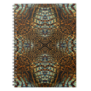 Kaleidoskop-Tigerfellmuster Notizblock