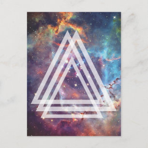 Kaleidoskop Traum Leben Hypnosie Postkarte