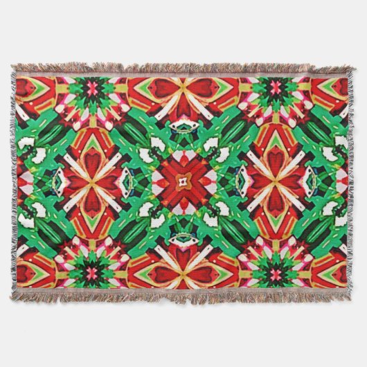 Kaleidoskop-Traum-Mandala-Kunst Decke (Vorderseite)