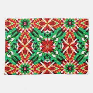 Kaleidoskop-Traum-Mandala-Kunst Geschirrtuch