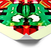 Kaleidoskop-Traum-Mandala-Kunst Poster (Ecke)