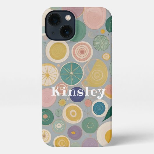 Kaleidoskop-Traum Personalisiert iPhone Hülle (Rückseite)