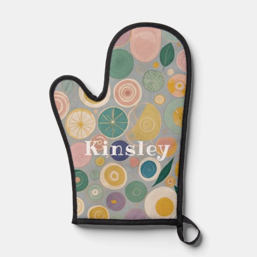 Kaleidoskop-Traum Personalisiert Ofenhandschuh (Vorderseite)