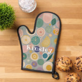 Kaleidoskop-Traum Personalisiert Ofenhandschuh (Oben unten)