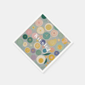 Kaleidoskop-Traum Personalisiert Serviette (Ecke)