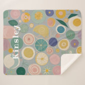 Kaleidoskop-Traum Personalisiert Sherpadecke (Vorderseite (Horizontal))