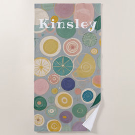 Kaleidoskop-Traum Personalisiert Strandtuch
