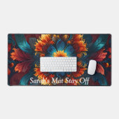 Kaleidoskop Träume farbenfroh und hypnotisch Schreibtischunterlage (Tastatur & Maus)