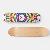 Kaleidoskop und Spiraldesign: Benutzerdefiniertes  Skateboard (Horizontal)